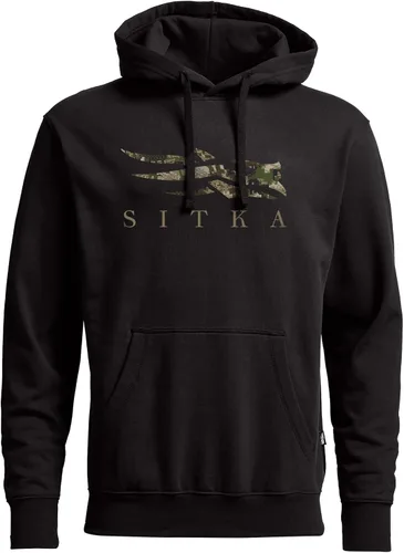 Vista 15 de Sudadera con capucha SITKA Gear Everyday Icon Optifade para hombre Negro cubierta