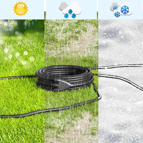 Vista 7 de Eversimpleinc Cable de extensión divisor negro de 1 a 3 (combinado de 25 pies, 13 pies de extremo a extremo), enchufe de 3 puntas con 3 salidas