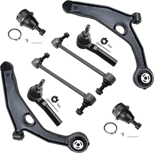 Vista 31 de Detroit Axle - Kit de brazos de control de extremo de 8 piezas para Toyota 2001-2003 Highlander 2002-2003 Camry Lexus ES300, 2 conjuntos de brazos