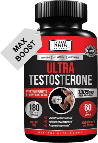 Vista 12 de Kaya Naturals Ultra testosterona - Refuerzo de testosterona para hombre con Tongkat Ali, hierba de cabra cachonda, tribulus, suplemento natural