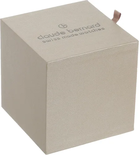 Vista 4 de claude bernard Reloj automático suizo para hombre con correa de cuero, marrón, 20 (modelo 85017 37R AIR2), Marrón, Reloj automático