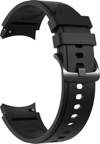 Vista 2 de Correas para Galaxy Watch 6 Classic de 1.850 in 1.693 in/Galaxy Watch 6 1.732 in 1.575 in, bandas de silicona de 0.787 pulgadas para Galaxy Watch 5