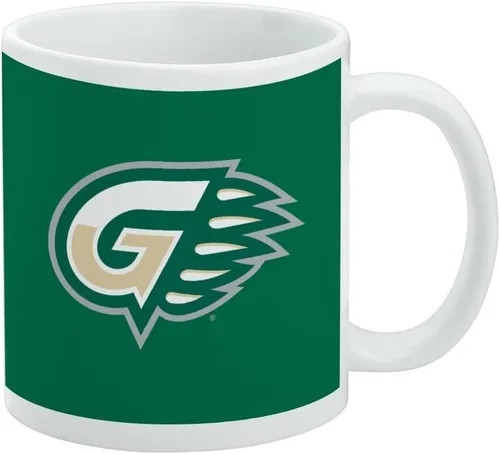 Vista 73 de Taza de cerámica con el logotipo principal de la Universidad Rider, taza de regalo novedosa para café, té y bebidas calientes, 11oz, blanca