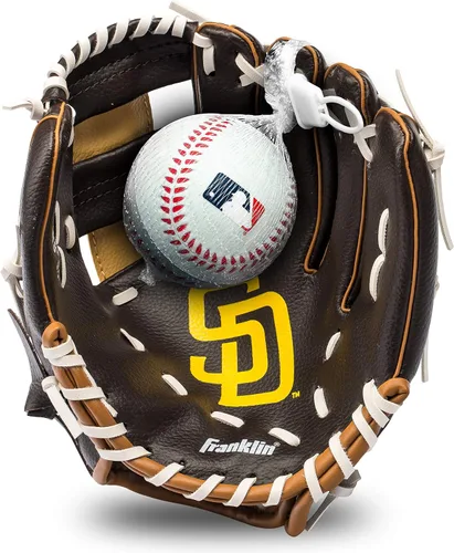 Vista 23 de Franklin Sports MLB Youth Teeball Glove and Ball Set - Kids Baseball and Teeball - Perfect First Kids Glove - 9.5