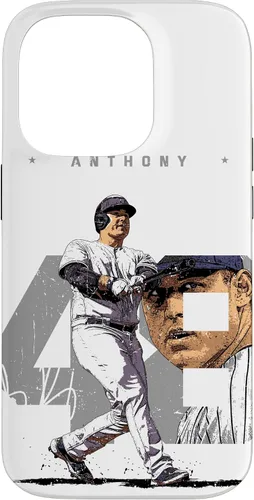 Vista 17 de iPhone 16 Anthony Rizzo Number Portrait Tony New York MLBPA Case