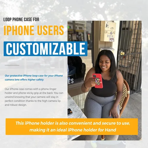 Vista 9 de Switchbands Finger Loop - Fundas para iPhone 12 Mini con correas para iPhone 12 Mini, con agarres elásticos, funda de carga inalámbrica para iPhone