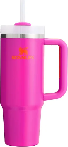 Vista 33 de STANLEY Quencher H2.0 Vaso Térmico con asa y pajilla, 64 onzas, tapa Flowstate de 3 posiciones, gran capacidad para viajes y deportes, vaso de acero