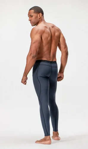 Vista 6 de DEVOPS Paquete de 2 leggings deportivos de compresión para hombre con bolsillosin bolsillo
