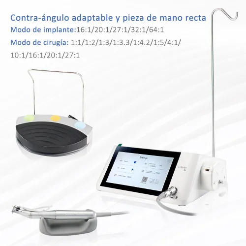 Vista 7 de C-Sailor Pro Denta Sistema de Implante Quirúrgico Motor sin escobillas Pantalla táctil de alta potencia
