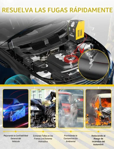 Vista 7 de Máquina de Humo Solary para Coche - Probador de Humo Automotriz EVAP DC 12V para Fugas de Vacío