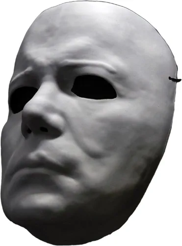 Vista 2 de Halloween II Michael Myers Vacuform Máscara Blanco