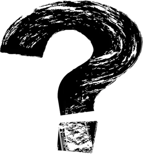 Vista 2 de CafePress Artistic Question Mark - Taza de café de cerámica de 11 oz (11.0 fl oz)