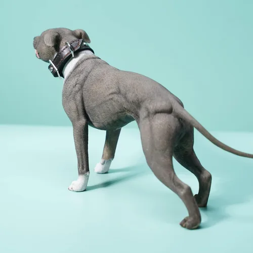 Vista 4 de JXK American Pit Bull Terrier - Figura coleccionable de resina para Jxk129a