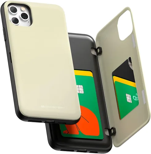 Vista 12 de GOOSPERY Parachoques magnético para puerta compatible con iPhone 11 Pro Max, tarjetero tipo cartera, cierre automático, protección de doble capa