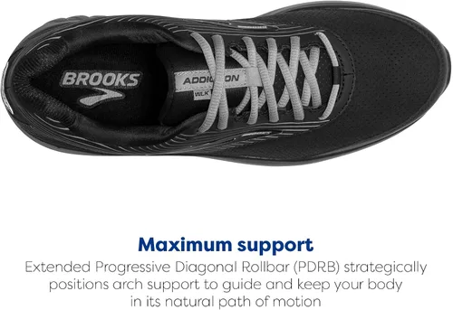 Vista 4 de Brooks Addiction Walker - Zapatos para caminar de ante para hombre