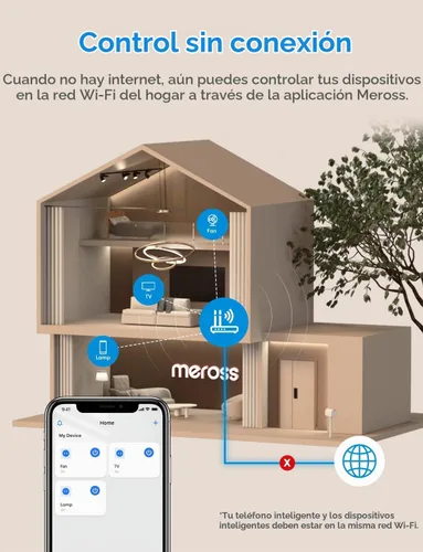 Vista 8 de meross Lámpara de mesa inteligente, lámpara de noche, compatible con Apple HomeKit, Siri, Amazon Alexa y SmartThings, blanco sintonizable