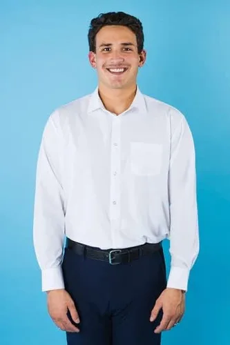 Vista 6 de &COLLAR Camisa de vestir de manga larga de corte ajustado para hombre