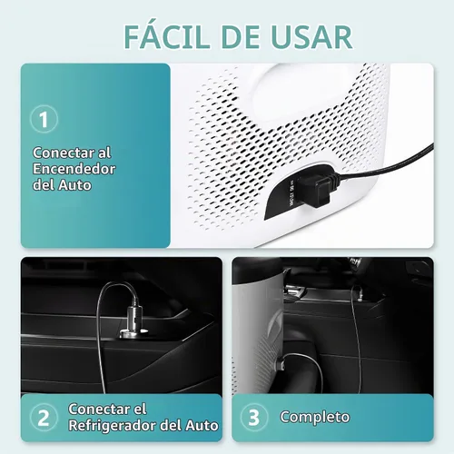 Vista 4 de EUHOMY Cable de alimentación CC de 12 V, cable de alimentación de 12 V, cable de alimentación CC de 12 V para refrigerador de automóvil, congelador