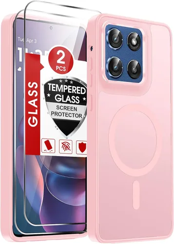 Vista 255 de LeYi Funda para teléfono Samsung-S23: protector de pantalla e imán MagSafe Púrpura