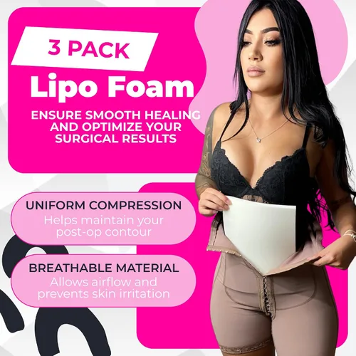 Vista 9 de Almohada BBL Después de la Cirugía, Almohada de Glúteos Cojín para el Trasero con Tablero Abdominal Postoperatorio, Espumas de Lipo Después