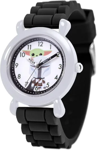 Vista 10 de Star Wars The Mandalorian - Reloj analógico de cuarzo con correa de silicona para niños