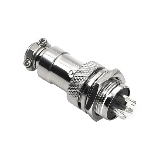 Vista 21 de Heyiarbeit Plata GX16 7A 2P Conector de Aviación Hembra Panel de Alambre Accesorios de chasis de alimentación Conector de metal Aviación 1 unids