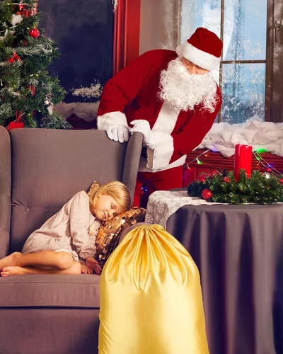 Vista 8 de Disfraz de Papá Noel para adulto, 9 piezas, traje de Papá Noel de felpa de lujo para hombre, disfraz de Papá Noel para hombres, conjunto de traje