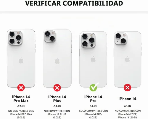 Vista 2 de URBAN ARMOR GEAR UAG - Funda diseñada para iPhone 14 Pro, Kevlar negra de 6.1 pulgadas, funda protectora resistente con tarjetero compatible