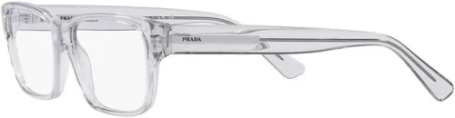 Vista 3 de Prada Marco de gafas PR 18ZV gris transparente 5617140 para hombre, Gris transparente
