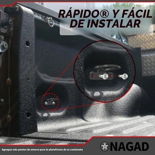 Vista 2 de Anclajes de amarre para ganchos de amarre Ford 2000-2017 Compatible con F-150 Styleside 2004-2017 Compatible con Explorer Sport Trac 2001-2010