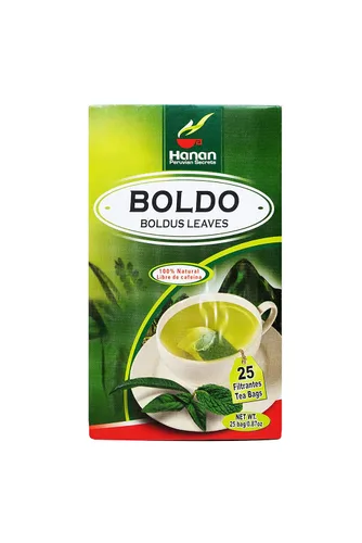 Vista 3 de Hanan Peruvian Secrets Boldo - Té de hierbas Boldo 100% natural 25 bolsas de té Actúa naturalmente como un laxante diurético y suave