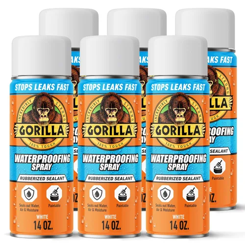 Vista 15 de Gorilla Aerosol blanco impermeable para parchar y sellar