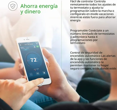 Vista 4 de Bosch termostato con control y conexión Wi-Fi.