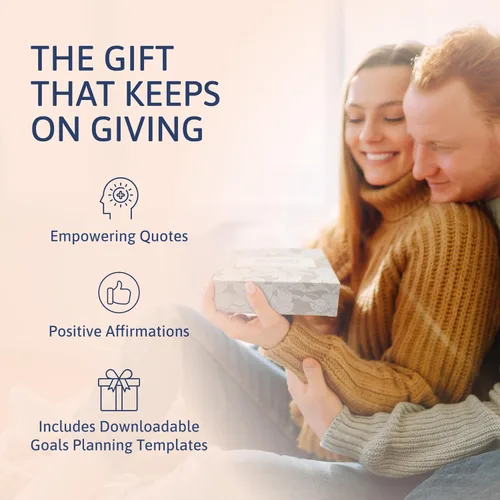 Vista 2 de Calendario de escritorio motivacional, calendario diario perpetuo con citas motivacionales diarias para escritorio, regalos inspiradores