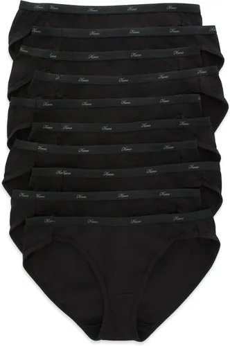 Vista 15 de Hanes Paquete de ropa interior para mujer, paquete de 10, bragas de mezcla de algodón de cobertura completa, ropa interior que absorbe la humedad