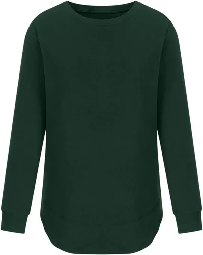 Vista 3 de Sudadera de cuello redondo para mujer, diseño personalizado, con estampado de manga larga, linda sudadera con capucha y bolsillos