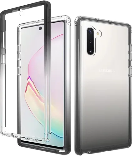 Vista 192 de Pzwoxukhov Funda para Xiaomi Poco M3 M2010J19CG M2010J19CI Caso, alta transparencia, color degradado, funda de absorción de impactos anticaída