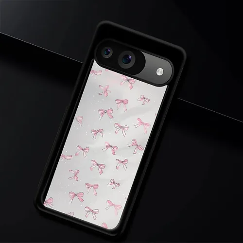 Vista 1355 de Compatible con Google Pixel 4A 5G Mobile Case Creative Acrylic Panel trasero Silicona Protección Grip especialmente diseñado para Google Pixel 4A 5G