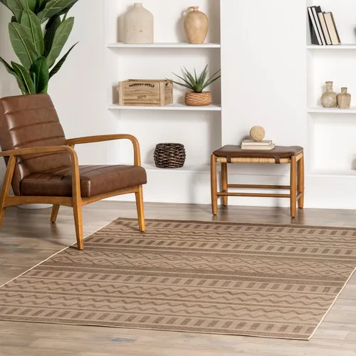 Vista 15 de nuLOOM Alfombra de Área Easy-Jute de 5' x 8', Lavable a Máquina, Antideslizante, para Sala de Estar, Dormitorio, Habitación de Niños, Guardería