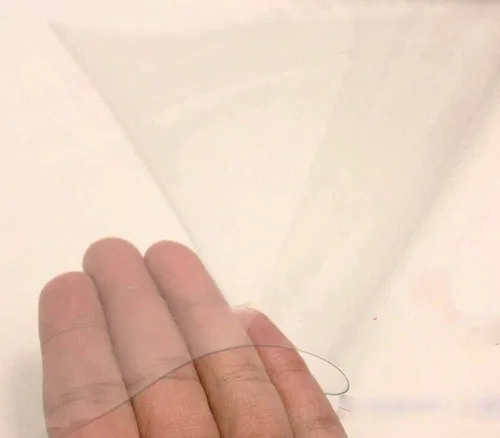 Vista 3 de Tela de vinilo transparente de 54 pulgadas de ancho vendido por yarda (calibre 4)