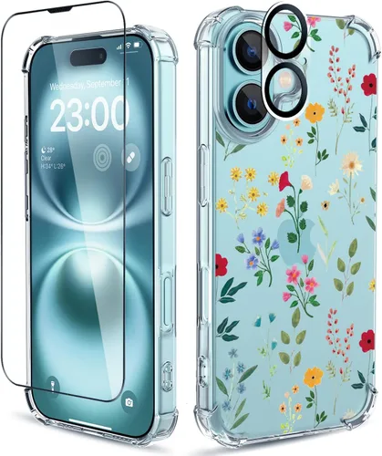 Vista 15 de Funda para iPhone 13 y iPhone 14 (6.1 pulgadas), funda protectora delgada de poliuretano termoplástico suave a prueba de golpes, bonito