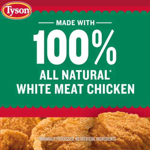 Vista 6 de Tyson - Nuggets de pechuga de pollo al horno, 25 onzas (congelados)