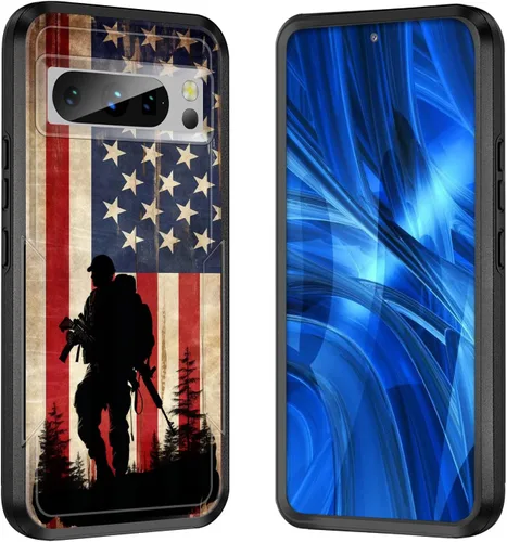 Vista 180 de Funda para Pixel 7A, [probada contra caídas de grado militar] Funda protectora resistente a prueba de golpes para Google Pixel 7A de 6.1 pulgadas