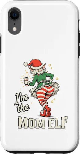 Vista 25 de I'm The Mom Elf Funny Matching Family Christmas Group Case for iPhone 16