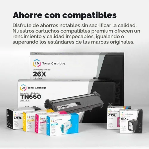 Vista 5 de LD Productos Reemplazo de tóner compatibles para Brother TN760 TN730 (negro)