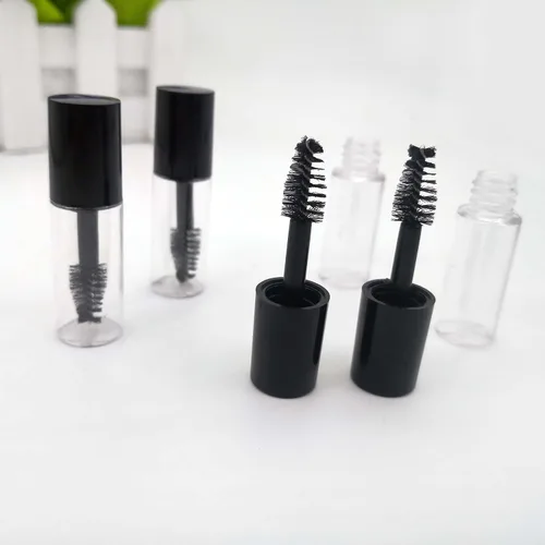 Vista 3 de COSIDEA 10PCS vacío mini 0.1 fl oz rímel tubos y varita para aceite de ricino, tamaño pequeño tamaño de la pestaña Crecimiento embalaje tubo
