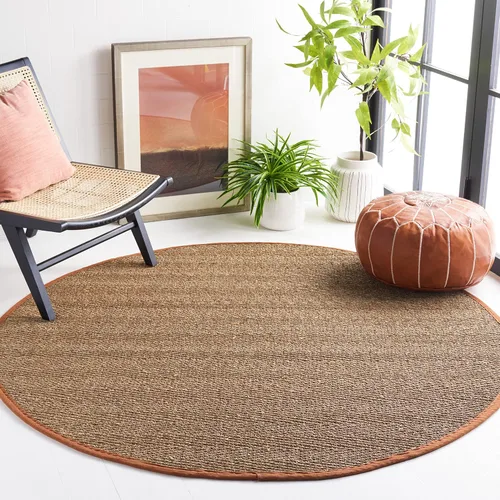 Vista 43 de Safavieh Colección de fibra natural NF115P - Alfombra (fibra natural), color gris, Fibras naturales
