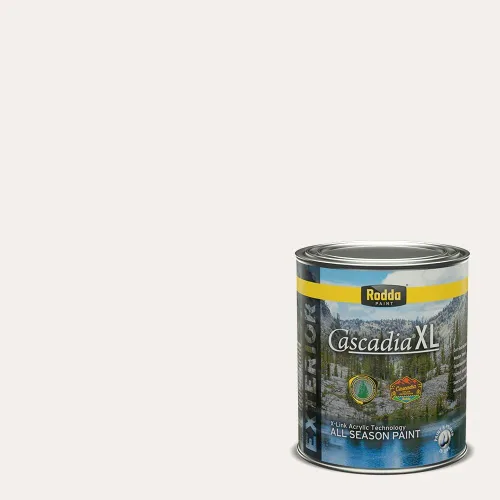 Vista 156 de Rodda Paint CASCADIA XL - Pintura e imprimación satinada para exteriores en uno, cuarto de galón, color blanco