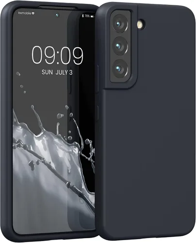 Vista 327 de kwmobile Funda compatible con Samsung Galaxy S9 - Funda de silicona TPU con acabado suave - Blue Reef