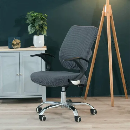 Vista 2 de Sunnyway Funda de asiento para silla de oficina, funda elástica de elastano para escritorio y silla de computadora, protector de asiento extraíble